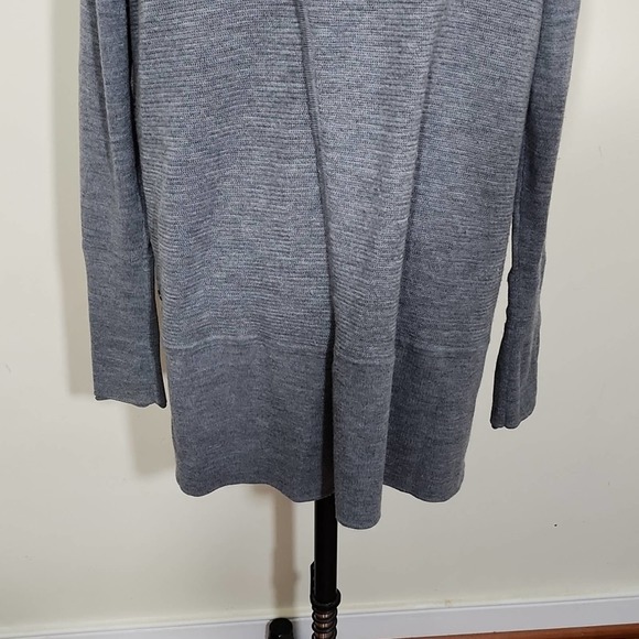 Lululemon Merino Woll Sit In Lotus Wrap Grey Size 6 - Picture 6 of 7